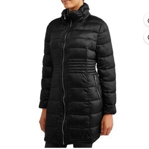 30 First MEDIUM Quilted Puffer Coat And Removeable Hood